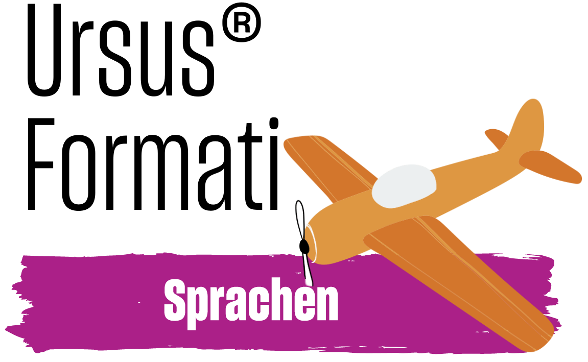 Sprachen Flugzeug - Ursus Formati